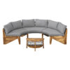 U_STYLE 6 - Person Outdoor Seating Group with Cushions and A Coffee Table(old sku:WY000379AAE)
