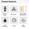 42 in. Retractable Ceiling Fan with Remote Control