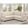 L-Shaped Sectional Sofa Bed with Pull-Out Bed & Storage, 5-Seat Sleeper Couch with USB Charging, Convertible Design for Living Room, Apartment, Corduroy Fabric, Beige
