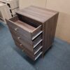 4 drawer dresser, modern wardrobe dresser chest of drawers, wooden storage storage cabinet, dresser storage cabinet, suitable for living room, bedroom, corridor (walnut )
