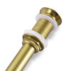 2 Pcs Bathroom Sink Drain without Overflow, Vessel Sink Lavatory Vanity Pop Up Drain Stopper, 304 Stainless Steel