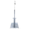 Outdoor Garden  Pool Shower with Chassis Board, for Swimming Pool, Patio, Terrace, Garden,Wood