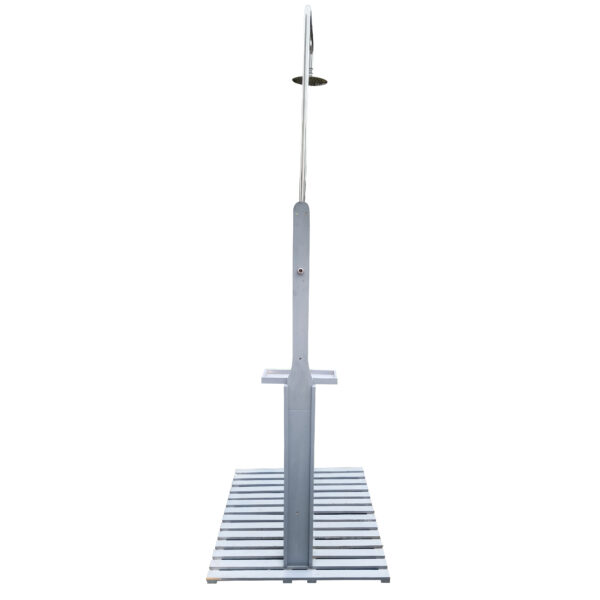 Outdoor Garden  Pool Shower with Chassis Board, for Swimming Pool, Patio, Terrace, Garden,Wood