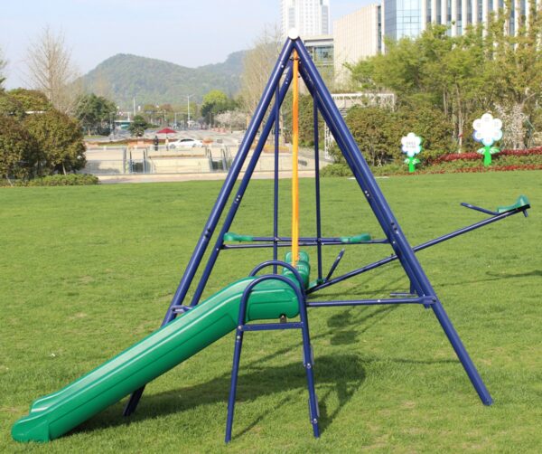 f2660965284947c4a9ce93ca2b3f587a_20220928_39e8325585be75dd35c5b9d2224d74f7 Metal Swing Set w/ Slide