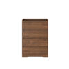 4 Drawer Dresser, Chest of Drawers Without Handle,Dresser for Bedroom 100% Waterproof, Modern Wooden Cabinet with Sturdy Frame for Living Room, Entryway, Bedroom, Hallway, Office