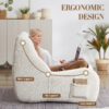 Bean Bag Chair for Adults with Armrests - Oversized Comfy Beanbag Lounge Lazy Floor Sofa Accent Chair for Living Room, Bedroom