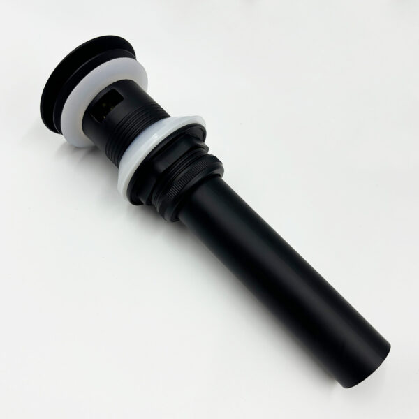 2 Pcs Bathroom Sink Drain with Overflow, Vessel Sink Lavatory Vanity Pop Up Drain Stopper, 304 Stainless Steel